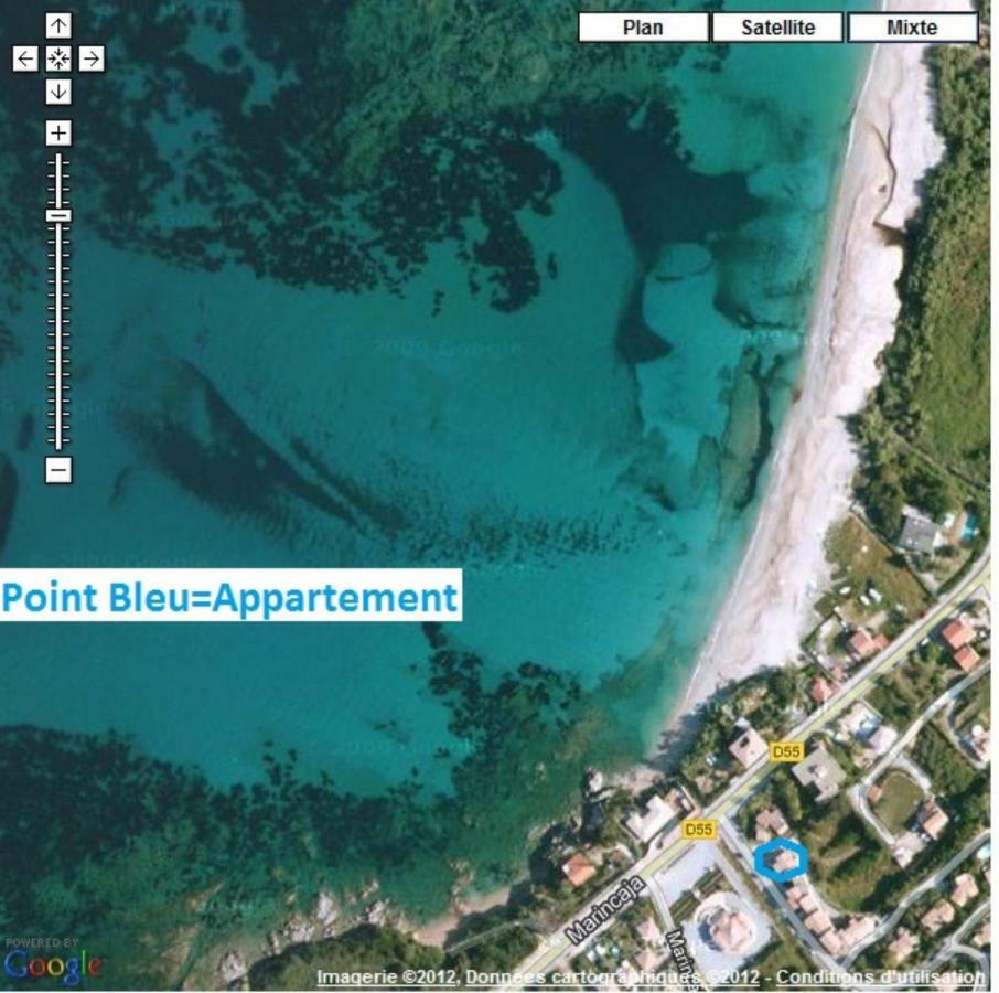 Vue Mer Panoramique Plage 50M Porticcio Corse מראה חיצוני תמונה